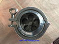 3A SMS DIN sanitary welded butterfly valve and check valve 5