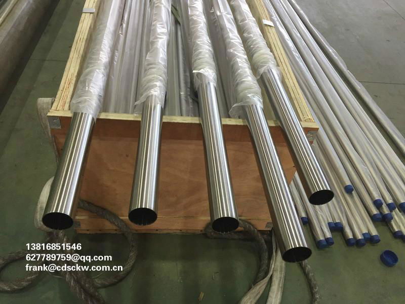 Stainless steel A270 welded tube/pipe polished inside/outside 400~600grit