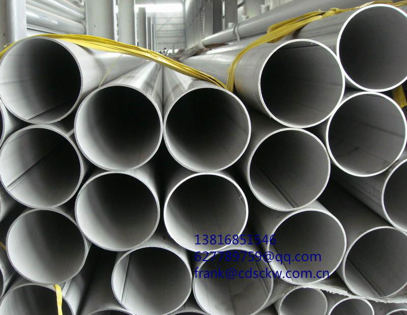 A312 stainless steel welded pipes round weld pipe Square tube 4