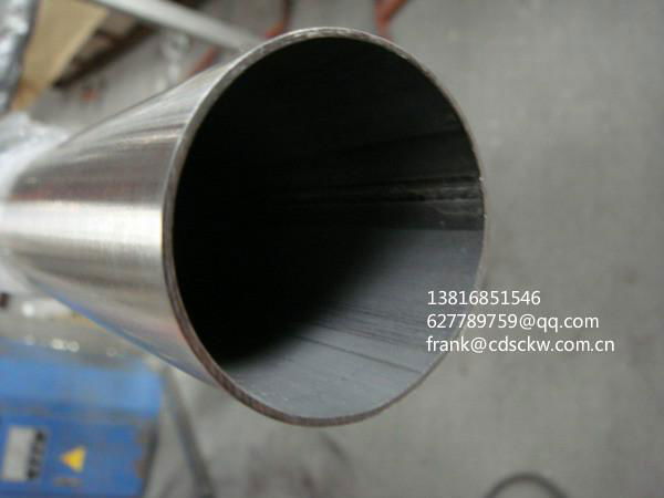 A554 stainless steel welded round square Rectangular tube outside polished 4