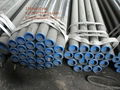 API 5L A53 A106 GR.B seamless pipe black varnish beveled ending