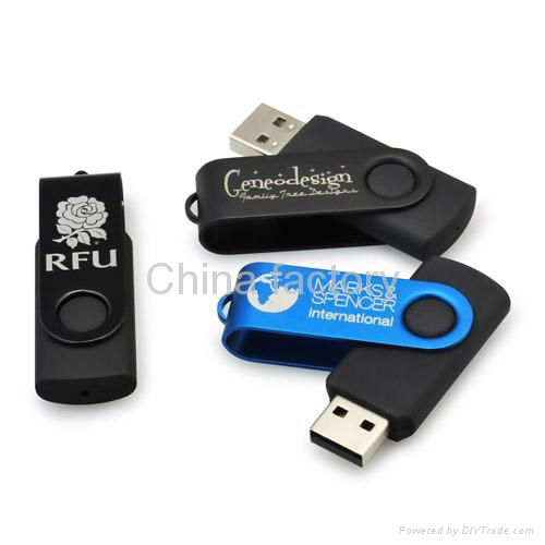 Popular usb drive swivel usb driver  UDP stick pendrive usb factory 