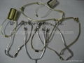 lamp harp, lampshade harp fitter, lamp shade harp saddles 1