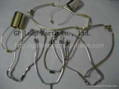 lamp harp, lampshade harp fitter, lamp shade harp saddles