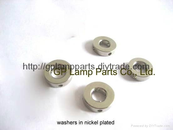 nickel plated 7/8" lampshade washers lampshade parts lamp shade accessories