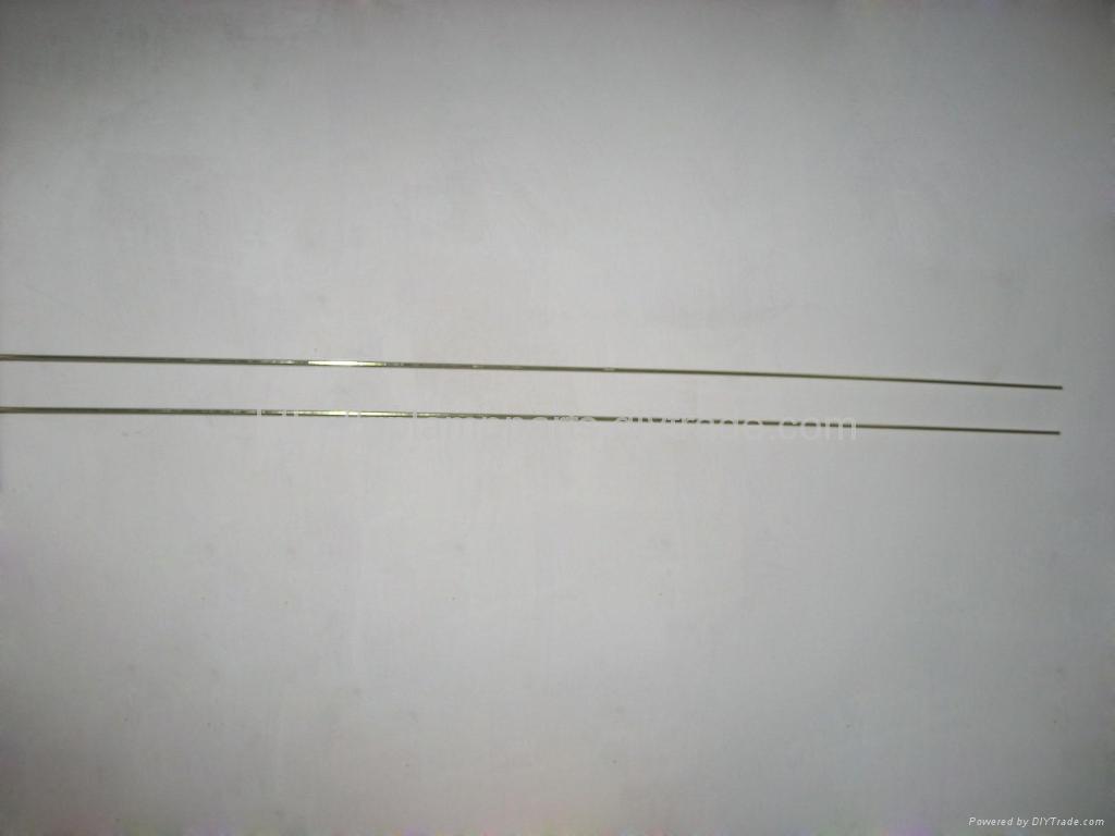 nickel or brass plated straight lampshade wires, lamp shade material wires