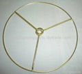 lampshade wire ring with washer spider fitter, top rings frames for lampshades