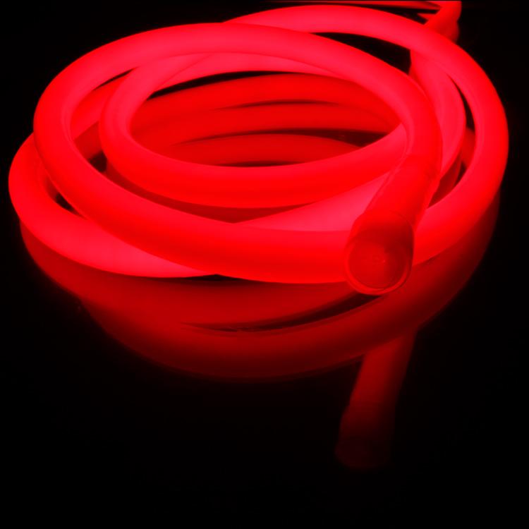 360 Degree 18mm Red LED Neon Flex IP65 Waterproof Round Neonflex 24V 110V 220V 2