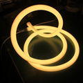 360 Degree Round 18mm Warm White 24V 120V 230V LED Neon Rope Flex Tube 