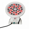 IP65 Waterproof DMX Control RGB Round LED Wall Washer 36W