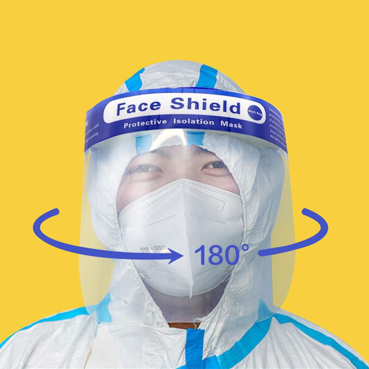 Anti-fog Protective Full Face Shield Individual Package Face Shield