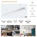 L1200*W75*H75mm Modern Office Library Suspended LED Linear Light  1
