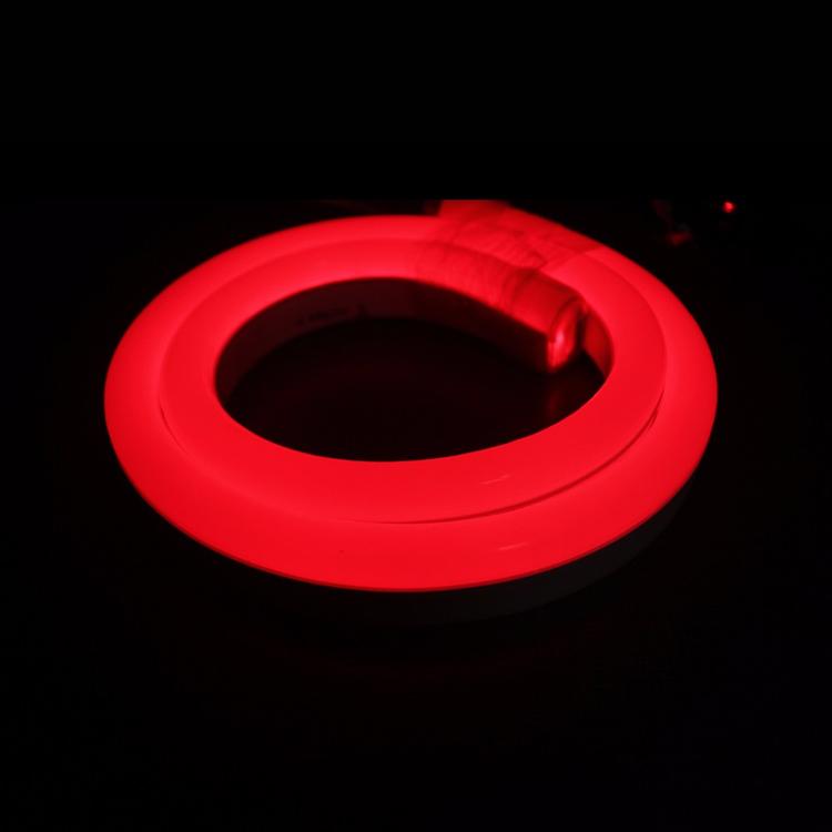 Cuttable No Dark Dot RGB LED Neon Rope Strip Light 24V for Building Outline Roof 2