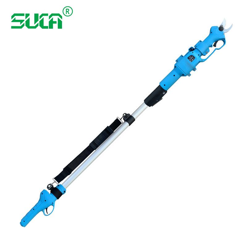 Battery operated tree branch cutter, electric topiary hand pruners