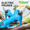 Battery operated tree branch cutter, electric topiary hand pruners shear