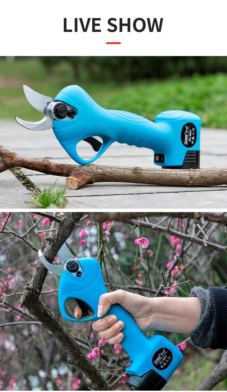 Cordless Pruning Shears with Lithium Battery 5