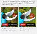 Tree branches powered pruning shears