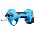 Powerful battery operated pruning shears