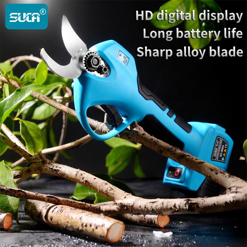 Powerful battery operated pruning shears 4