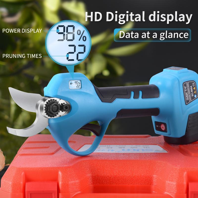 Powerful battery operated pruning shears 5