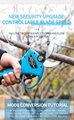 Cordless electric pruning shears