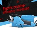 Electric hand operated pruners