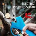 Electric bypass pruning shears