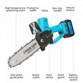 Battery powered pruning saw
