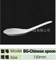 Eco-friendly Biodegradable Disposable Cornstarch Chinese Spoon 