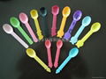 Eco-friendly Biodegradable Disposable Cornstarch cheese spoon 2