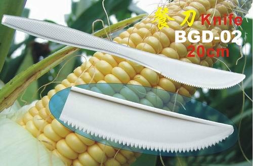 一次性玉米淀粉可生物降解环保餐具 刀叉勺 2