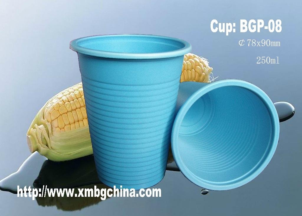 Eco-friendly Biodegradable Disposable cornstarch cup 4