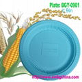 玉米澱粉生物降解一次性餐盤 5