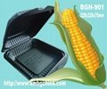 Disposable Eco-friendly Biodegradable Compostable Cornstarch 1200ml lunch box 