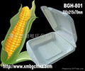 Biodegradable Compostable Cornstarch Eco-friendly Disposable lunch box