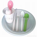 dispostable cornstarch biodegradable tableware,fork 5