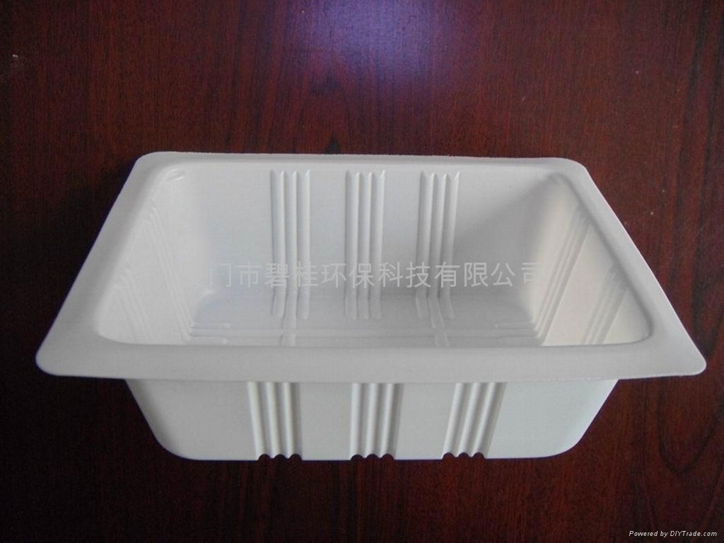 corn starch biodegradable tufu box