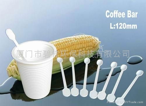 cornstarch biodegradable coffee bar