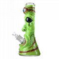 Unique Heady Glass Bongs Eye 3D Hookahs Water Pipes