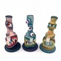 Unique Heady Glass Bongs Halloween Style Hookahs Water Pipes  12