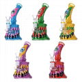 Unique Heady Glass Bongs Halloween Style Hookahs Water Pipes 
