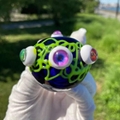 Halloween tobacco smoking accessories glass oil burner pipe water bongs 9