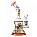 Unique Bee Style Glass Bongs Hookahs Oil Dab Rig Mini Rigs Beaker Bong