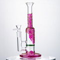 紫色煙具玻璃煙具帶過濾煙具玻璃工藝品玻璃煙斗手工藝朮品 3