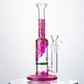 紫色煙具玻璃煙具帶過濾煙具玻璃工藝品玻璃煙斗手工藝朮品 5