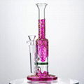 紫色煙具玻璃煙具帶過濾煙具玻璃工藝品玻璃煙斗手工藝朮品 7