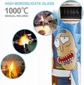 卡通玻璃水管 玻璃烟枪 手工贴图水烟具 玻璃工艺品