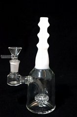 廠家直銷 玻璃工藝品 高硼硅玻璃水煙槍 白色玻璃管