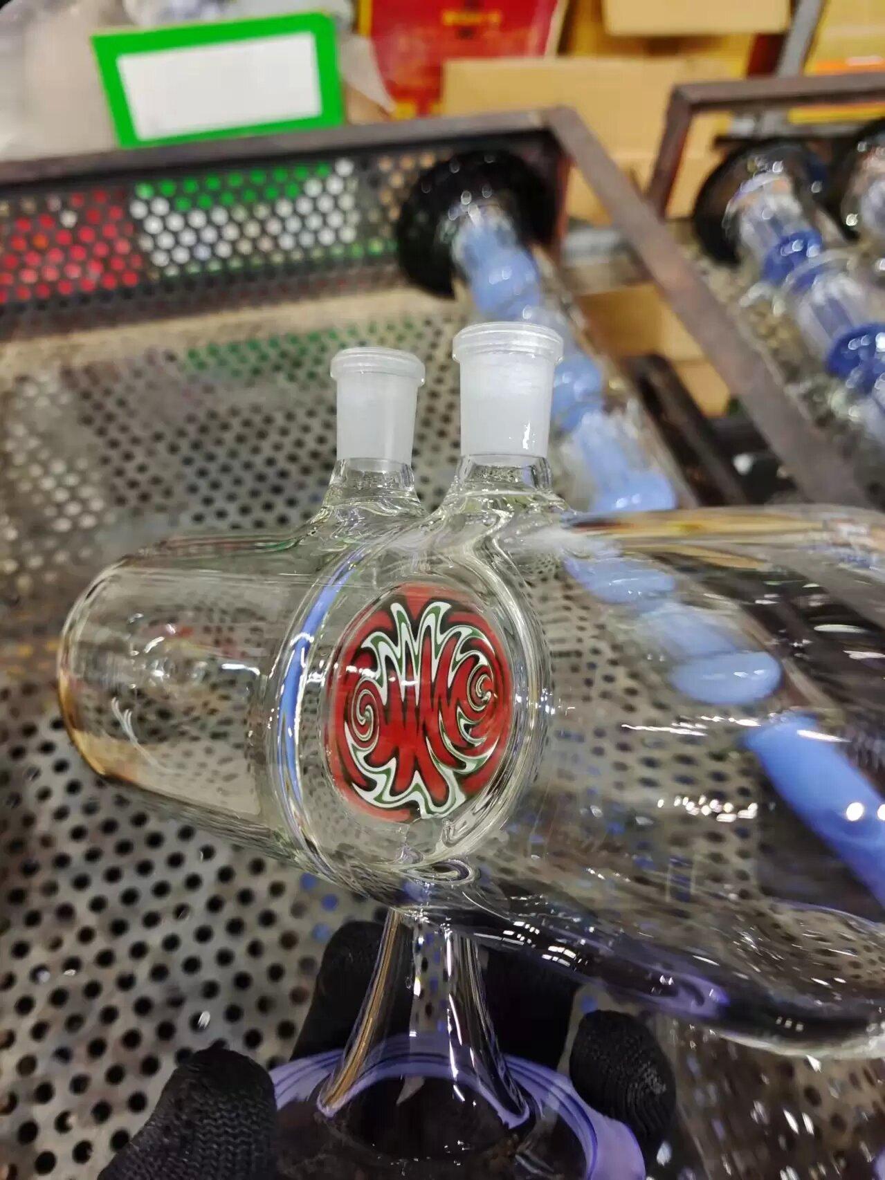 Newest Invertible Gravity Glass Bong hookah Infinity Waterfall Water