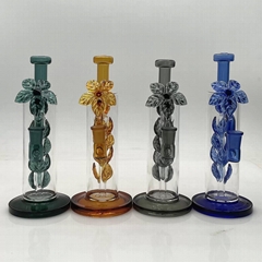 高硼硅玻璃水烟壶 彩色玻璃管 玻璃工艺品 厂家直销